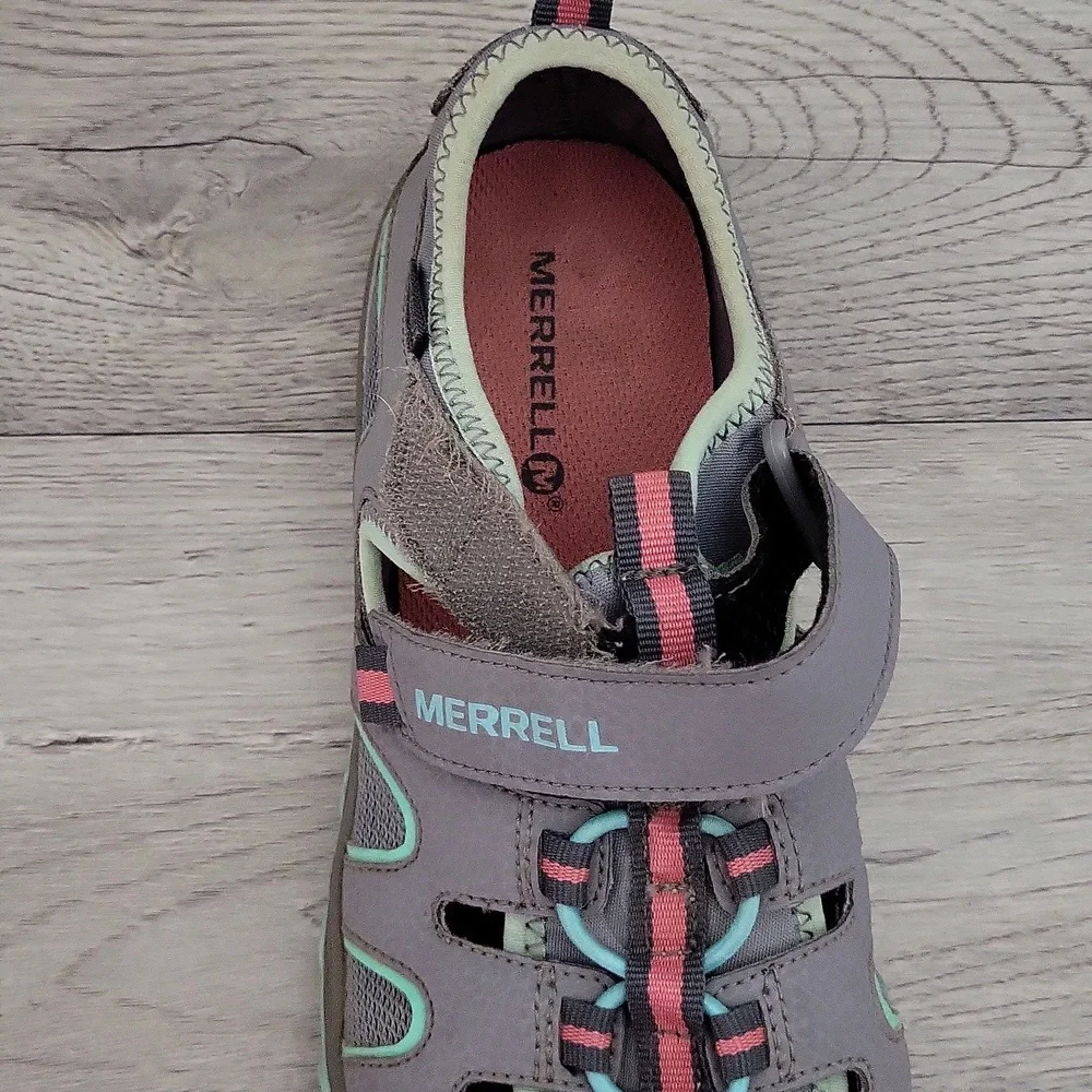 Merrell Hyrdo H20 Womens 5M Hiking Sandal Leather Waterproof‎ Adustable Strap